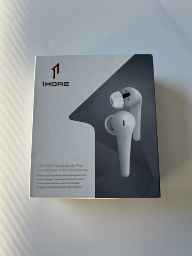 NEW in open box! 1MORE ComfoBuds ProTrue Wireless In-Ear Headphones - White