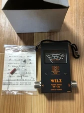 WELZ RP-120 Mizuho QRP Milliwatt Meter Inline Power Meter Japan Vintage Rare NOS