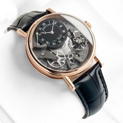 2024 Breguet 40mm Tradition 7057 Rose Gold Watch 7057BR/G9/9W6 Complete Set!