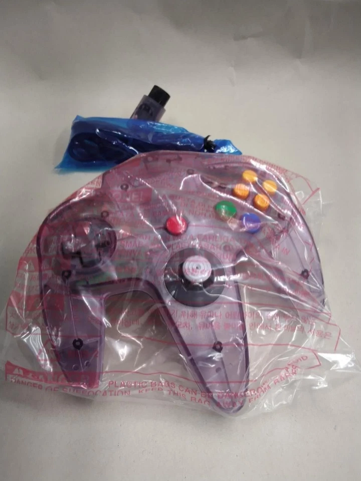 Genuine Nintendo 64 Controller Clear Purple N64 Japan Limited Box - Brand New - Image 2 of 4