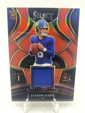 2025 Panini Select - Draft Selections Jaxson Dart #DSM-JDT Red Prizm (MEM,RC)