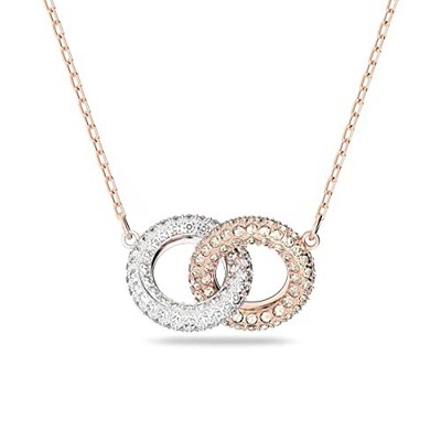Swarovski Dextera 5414999 Women's Interlocking Circle Pendant Necklace MSRP $149