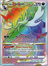 Hisuian Samurott VSTAR 197/189 Rainbow Rare Astral Radiance Pokemon Holo NM on eBay
