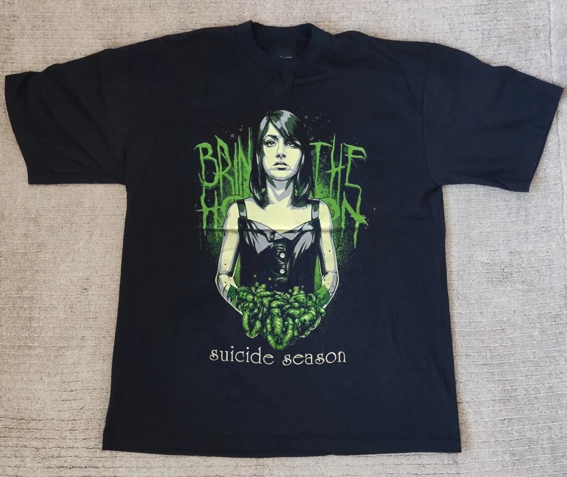Bring Me The Horizon Band Suicide Season Alum T Shirt Full Size S
