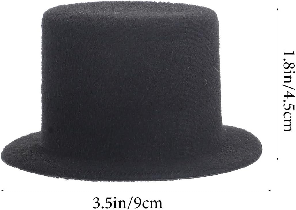 iplusmile 4pcs Mini Top Hats Miniature Elegant Small Hat Collection for... 