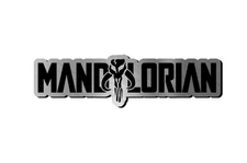 Mandalorian Symbol Star War Car Badge Emblem Engraved Acrylic Fender Logo Truck