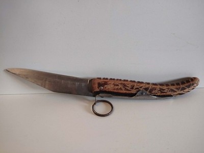 Okapi LOCK RING Knife  South Africa Carbon Steel  blade