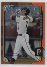 2015 Bowman Draft Chrome Orange Refractor 16/25 Casey Hughston #9