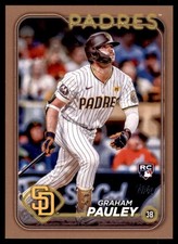2024 Topps Update Graham Pauley #US84 RC /2024 Gold San Diego Padres