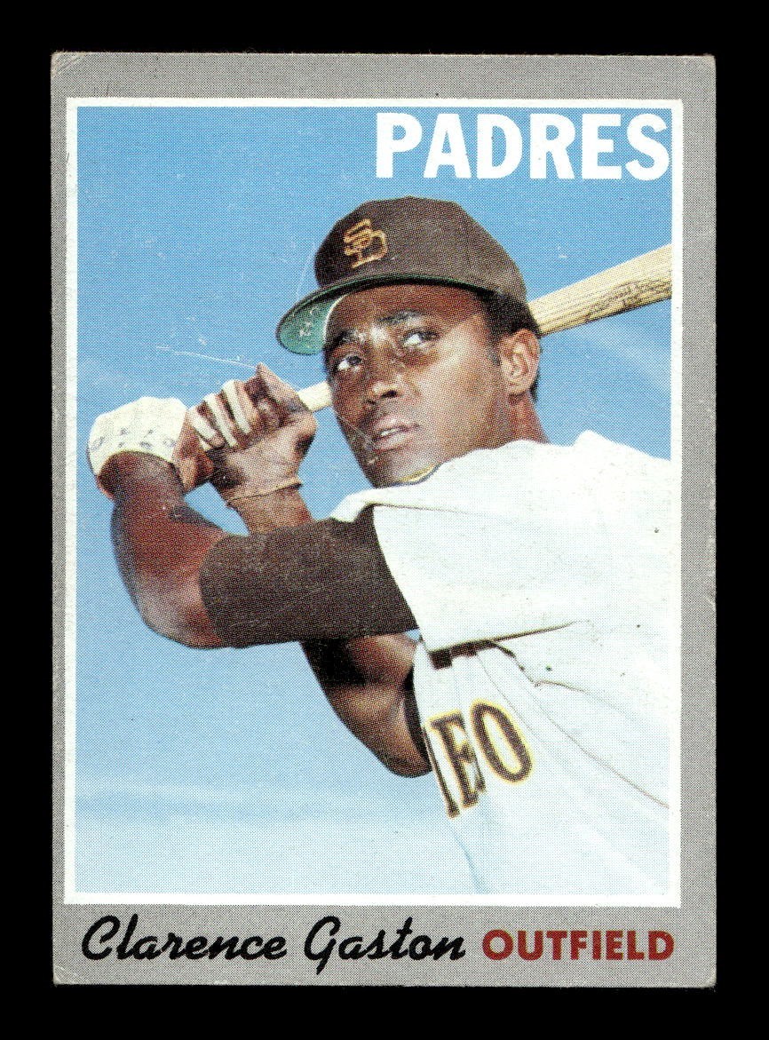 1970 Topps #604 Clarence Gaston Padres VG-EX *5F