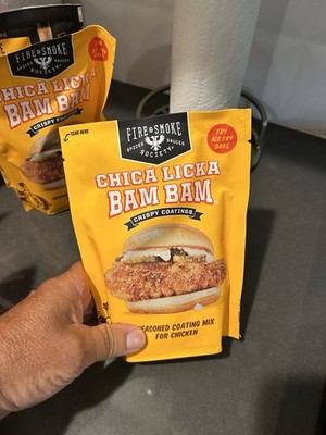 Fire & Smoke Society Chica Licka Bam Bam Chicken Crispy Coating Mix 9.6 oz