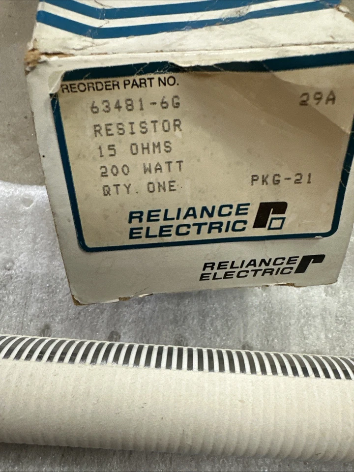 RELIANCE ELECTRIC 63481-6f. BOX IS DIFFERENT THAN THE ITEM.**** - Image 2 of 4