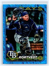 2024 Topps Update Ben Rortvedt Blue Holofoil #US234 SN #/999 Tampa Bay Rays