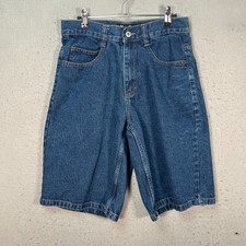 Southpole Denim Jean Shorts Mens Size 30 Baggy Relaxed Fit Blue Casual Jorts