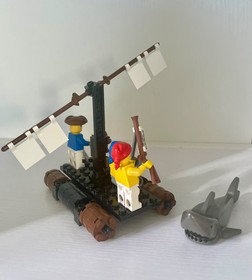 Lego 6257 Castaways Raft Vintage 100% Complete w/Instruction Manual 