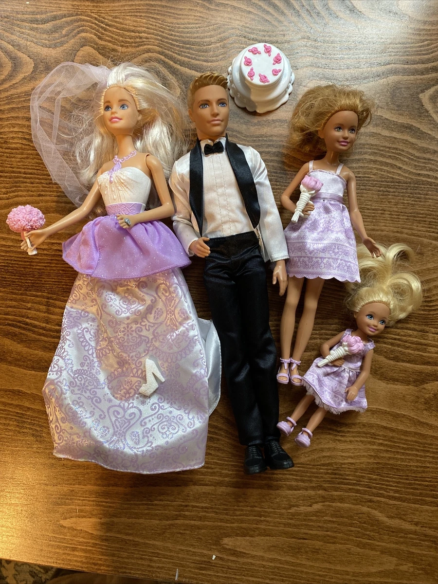 Barbie on sale wedding set