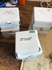 15 boxes 0-9  Electrical Cable Wire Number Markers Yellow -see description