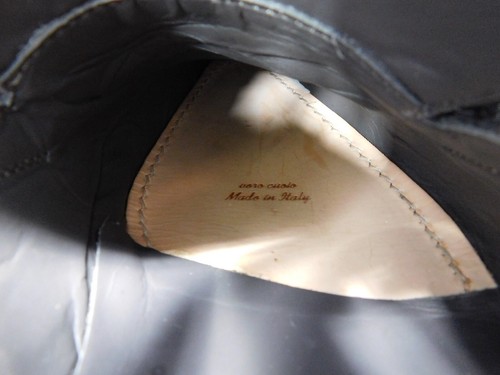 To Boot New York Herren Penny Halbschuhe Größe 13 Leder Anthrazit Grau Hergestellt in Italien - Bild 8 von 10