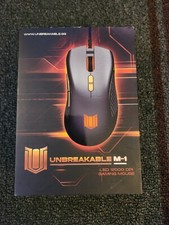 New - Unbreakable M-1 Wired Gaming Mouse PC LED Gaming Mouse with 12000DPI