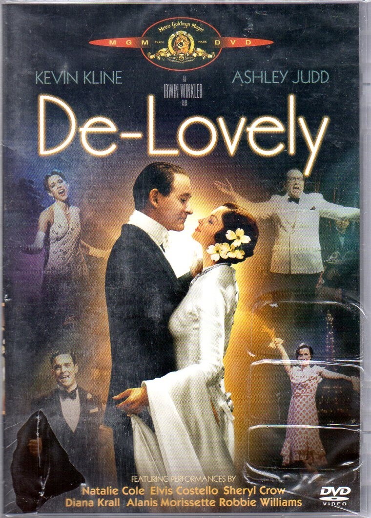 De-Lovely DVD - Region 2 - Nordic - New & Sealed