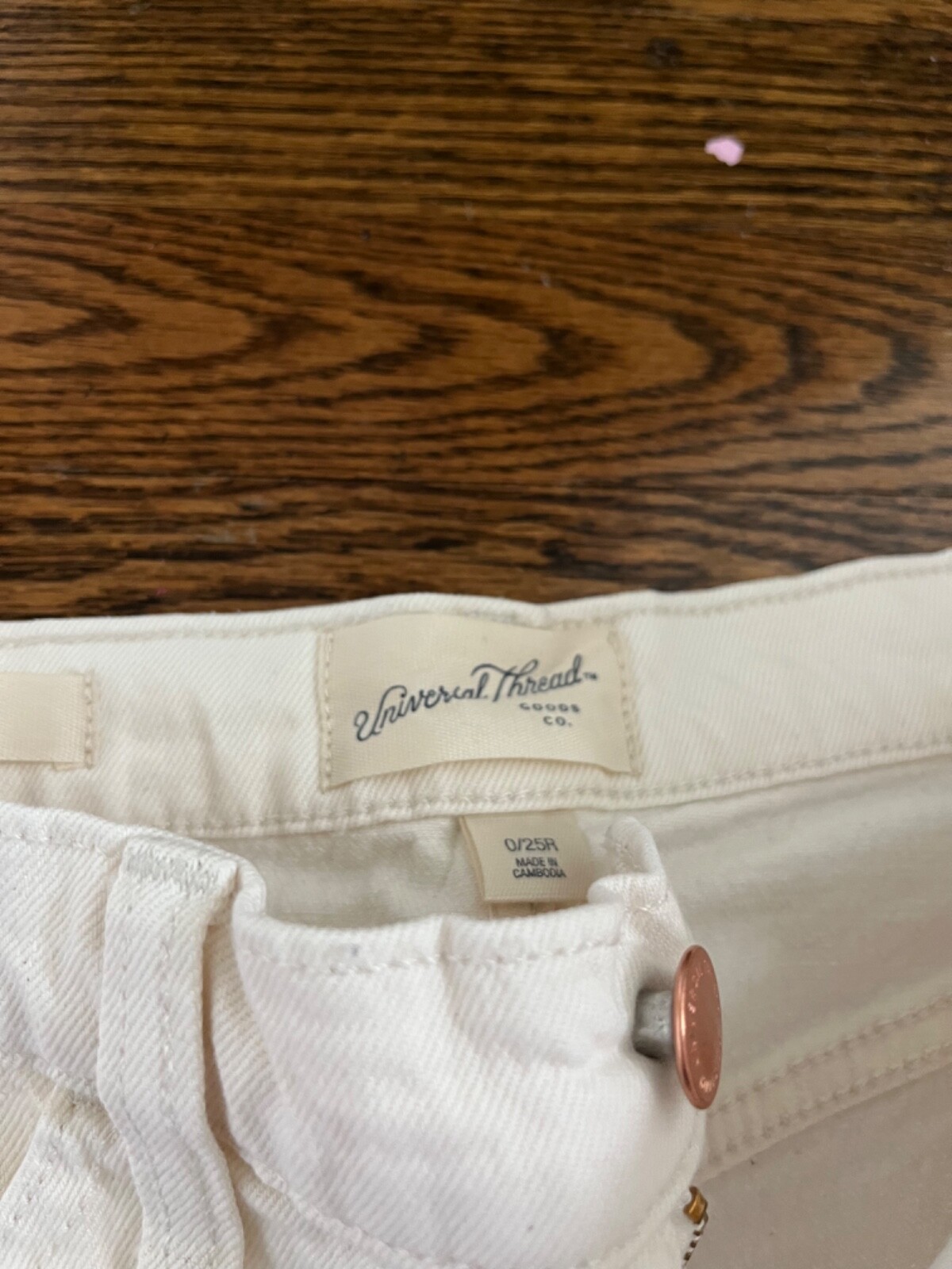 Target womens universal thread beige straight leg… - image 2