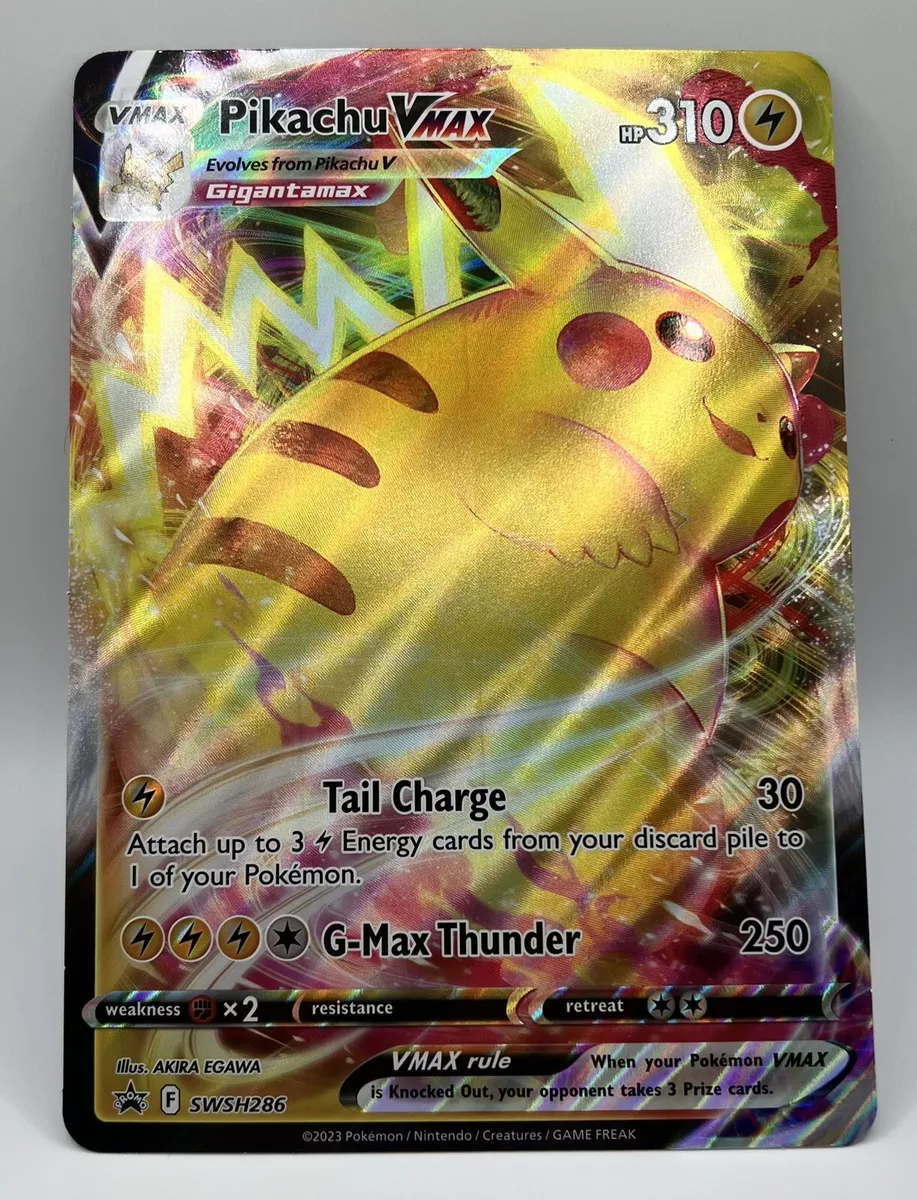 Pokemon **Jumbo** - Pikachu Vmax - SWSH286 - Oversize Card