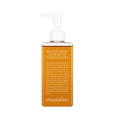 steambase Manuka Honey Glow Oil To Foam Cleanser 215ml (7.27oz)
