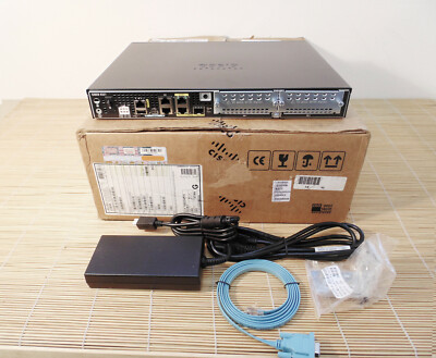 Neu Cisco ISR4321/K9 4321 ISR with 2 GE 2 NIM 4 GB FLASH 4 GB DRAM New Open Box