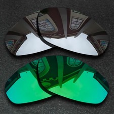 US Silver Green Polarized Replacement Lenses For-Oakley Whisker
