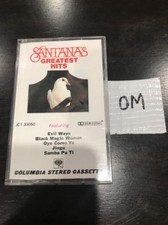 Santana's Greatest Hits - Cassette Tape - 1974 CBS/Columbia Records      D