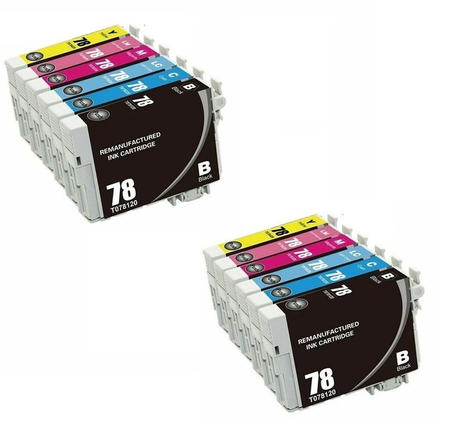 New Genuine Epson 77 6PK Ink Cartridges RX Series RX595 RX680 Artisan