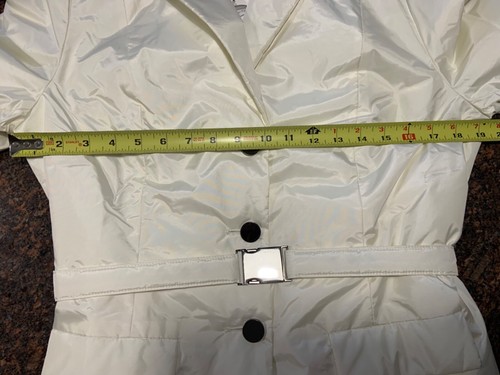Talbots Jacket Women’s 10 White Lightweight Cream Coastal Capsule Minimalist - Picture 6 of 12