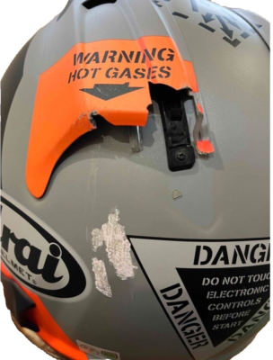 See Description] Arai RX-7X / Corsair-X Maverick Full Face Helmet