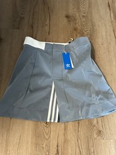 ADIDAS ORIGINALS WOMENS HIGH SHINE GRAY BLUE VERSION SKIRT SIZE MEDIUM NWT 180
