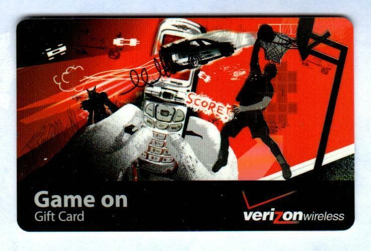 VERIZON WIRELESS Game On 2006 Gift Card ( $0 ) 