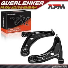 2x Querlenker Radaufhängung Vorne Unten für Honda Jazz II III GD GE2 GE3 02-14