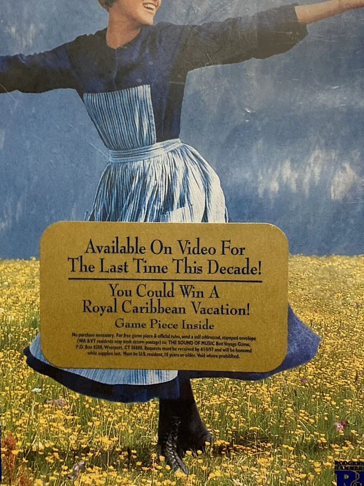 THE SOUND OF MUSIC Julie Andrews VHS Video Tape THX Digitally Mastered (NEW) - Image 2 of 4