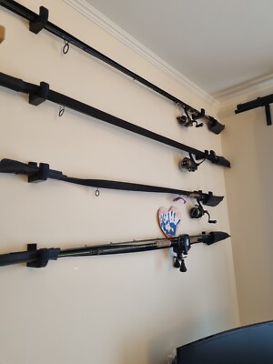 fishing rod holder wall mount horizontal Fishing holder Fishing