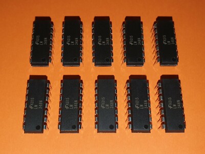 10x LM348N Quad Operations Verstärker Fairchild DIP-14