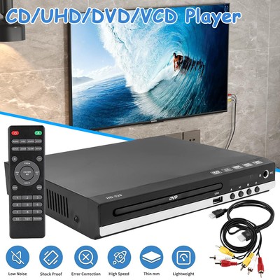 Full HD DVD Player Multifunktions HDMI DVD Spieler Zuhause CD/UHD/DVD/VCD Player