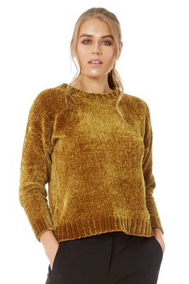 Roman Originals Women Oversized Bardot Jumper