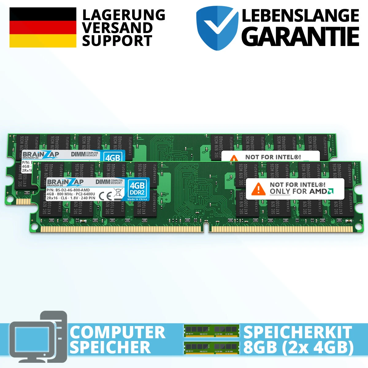 Ddr2 Pc2 6400 4GB online kaufen | eBay.de