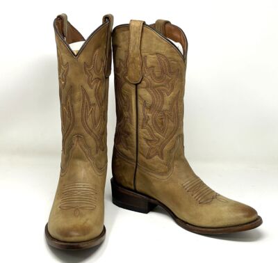Circle G Mens Size 12 D Brown Leather Cowboy Western Boots Circle G Men main image 4
