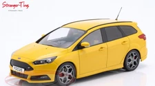 Model Car Group Ford Focus ST Turnier Yellow 2014 1/18 IXO