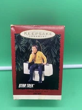 HALLMARK KEEPSAKE STAR TREK CAPTAIN JAMES T. KIRK CHRISTMAS ORNAMENT 1995 