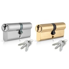 XFORT Euro Profile Cylinder Lock, Euro Barrel Door Lock with 3 Keys