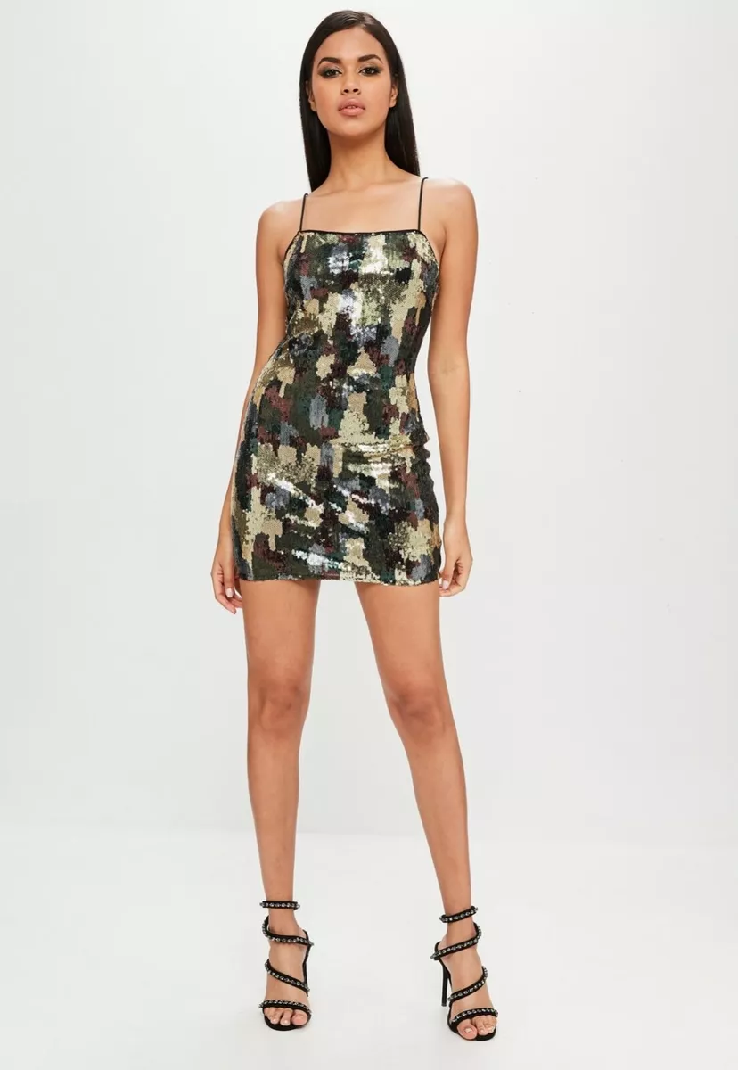 Sequin hotsell dress missguided