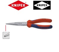 Knipex 2612200 Flachrundzange Gerade 200Mm Storchenschnabelzange Mit Schneide