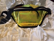 Neon Yellow Metalic See Through NEW Fanny Pack