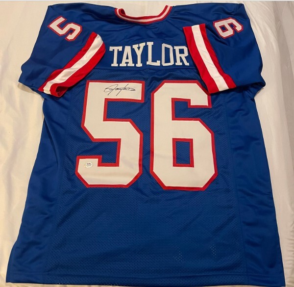 Lawrence Taylor Signed Autographed Jersey PSA DNA New York Giants Superstar HOF